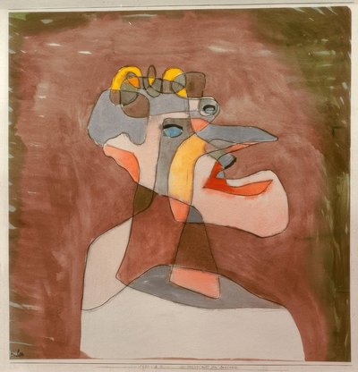 The Man with the Mouth by Paul Klee